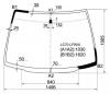 XYG LC70 LFW/X Стекло лобовое в клей MAZDA MPV MINI VAN 2000-