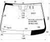 XYG MAZ-6-08-L-VCS LFW/X Стекло лобовое в клей MAZDA 6 2008- 4/5D HBK/WGN