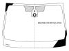 XYG MEGANE-CPE-09-VCS LFW/X Стекло лобовое в клей RENAULT MEGANE 2D COUPE 09-