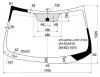 XYG MIT-GA3W-L-VCP LFW/X Стекло лобовое в клей MITSUBISHI ASX 5D CROSSOVER 2010-