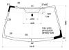 XYG N16-2 LFW/X Стекло лобовое в клей NISSAN ALMERA (N16) 3/5D HBK 2000-/BLUEBIRD SYLPHY/SUNNY 4D 2000-2005