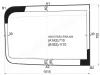 XYG NAVISTAR LFW/LH/X Стекло лобовое INT9400 левое
