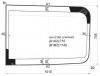 XYG NAVISTAR LFW/RH/X Стекло лобовое INT9400 правое