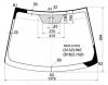 XYG NE30 LFW/X Стекло лобовое в клей TOYOTA AURIS/BLADE NE30 5D HBK 2007-
