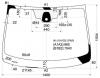 XYG NI-J10-VCS LFW/X Стекло лобовое в клей NISSAN DUALIS/QASHQAI 2006-