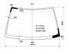 XYG P11 LFW/X Стекло лобовое в клей NISSAN BLUEBIRD/PRIMERA/INFINITI G20 95-01 4/5D HBK/WGN - Япония