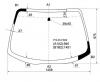 XYG P12-R LFW/X Стекло лобовое в клей NISSAN PRIMERA 2001- 4/5D HBK/WGN