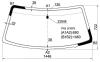 XYG P45 LFW/X Стекло лобовое в клей MITSUBISHI CHALLENGER/PAJERO SPORT/L200 96-08