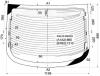 XYG R35-2D RW/H/X Стекло заднее (крышка багажника) с обогревом NISSAN SKYLINE/INFINITI G3/37 01-07 2D CPE