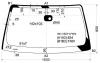 XYG R51-VSCP LFW/X Стекло лобовое в клей NISSAN PATHFINDER/XTERRA/FRONTIER/NAVARA 2005-