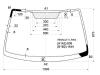 XYG RENAULT-1 LFW/X Стекло лобовое в клей RENAULT MEGANE 4D SED/5D HB 95-