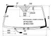 XYG REXTON-06-L-VCSPH LFW/H/X Стекло лобовое с обогревом щеток в клей SSANGYONG REXTON II SUV 5D 2006-