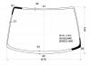 XYG RH191 LFW/X Стекло лобовое в клей TOYOTA HIACE REGIUS/TOURING HIACE 97-