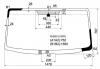 XYG RH200 LFW/X Стекло лобовое в клей TOYOTA HIACE RH200V VAN 2005- узк. кабина