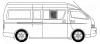 XYG RH200-ST-L SF/RH2/X Стекло кузова переднее правое N2 TOYOTA HIACE/QUANTUM VAN 4/5D(STANDARD)2005- LHD