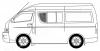 XYG RH200-ST-R SF/LH1/X Стекло кузова переднее левое N1 TOYOTA HIACE/QUANTUM VAN 4/5D(STANDARD)2005-