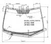 XYG RX-09-L-VCPS LFW/H/X Стекло лобовое с обогревом щеток в клей LEXUS RX350/450H 09-