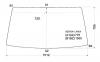 XYG RZH104 LFW Стекло лобовое в резинку TOYOTA HIACE VAN 89-04