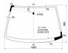 XYG S2X LFW/X Стекло лобовое в клей HONDA AVANCIER 99-03