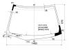 XYG S5A-R LFW/X Стекло лобовое в клей HONDA CIVIC 2001-2005 4D