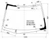 XYG S6M-R LFW/X Стекло лобовое в клей HONDA INTEGRA 01-06