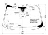 XYG S80-07-VCS LFW/X Стекло лобовое в клей VOLVO S80 SEDAN/V70 XC70 WAGON 2007-