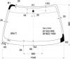 XYG S84 LFW/X Стекло лобовое в клей HONDA ACCORD VI 98-02 4D