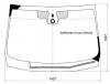 XYG SAFRANE-10-CS LFW/H/X Стекло лобовое с обогревом щеток в клей RENAULT LATITUDE/SAFRANE 4D SED 2010-