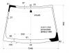 XYG SC30-P LFW/X Стекло лобовое в клей TOYOTA YARIS/VITZ 10-