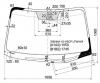 XYG SIENNA-10-VSCP LFW/H/X Стекло лобовое с обогревом щеток в клей TOYOTA SIENNA III 10-