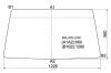 XYG SKL410 LFW Стекло лобовое в резинку SUZUKI CARRY/DAEWOO DAMAS/ATTIVO/LABO/DA71 85-