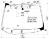 XYG SMA-R-CP LFW/X Стекло лобовое в клей HONDA STREAM 06-