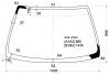 XYG SO3 LFW/X Стекло лобовое в клей HONDA CIVIC 95-00 2/3D CPE/HBK