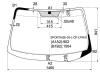 XYG SPORTAGE-03-L-CP LFW/X Стекло лобовое в клей KIA SPORTAGE II 04-10