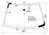 XYG SR3 LFW/X Стекло лобовое в клей HONDA CIVIC 91-95 3D HBK