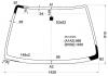 XYG SR4 LFW/X Стекло лобовое в клей HONDA CIVIC 91-95 4D