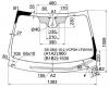 XYG SS-SM3-10-L-VCPSH LFW/H/X Стекло лобовое с обогревом щеток в клей RENAULT FLUENCE 2010-