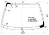 XYG ST8 LFW/X Стекло лобовое в клей HONDA INTEGRA 93-00 4D