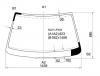 XYG SV21 LFW/X Стекло лобовое в клей TOYOTA CAMRY &amp; VISTA SEDAN 86-90