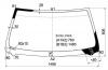 XYG SV35 LFW/X Стекло лобовое в клей TOYOTA CAMRY/SCEPTER 91-96 4/5D