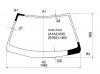 XYG SV40 LFW/X Стекло лобовое в клей TOYOTA CAMRY &amp; VISTA SEDAN 94-