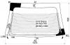 XYG SV40 RW/H/X Стекло заднее с обогревом TOYOTA CAMRY/VISTA SEDAN 94-98