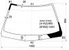 XYG SV42 LFW/X Стекло лобовое в клей TOYOTA CAMRY &amp; VISTA HARDTOP 94-