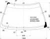 XYG SV4 LFW/X Стекло лобовое в клей HONDA ACCORD 93-97 4/5D