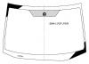 XYG SWA-L-VCP LFW/X Стекло  лобовое  в  клей    HONDA  CR-V  2006-