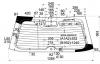 XYG SWA RW/H/X Стекло заднее (крышка багажника) с обогревом HONDA CR-V 06-