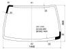 XYG SX8 LFW/X Стекло лобовое в клей HONDA CITY 98-03