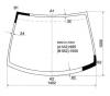 XYG SXN10 LFW/X Стекло лобовое в клей TOYOTA NADIA 98-03