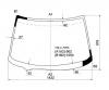 XYG T30-L LFW/X Стекло лобовое в клей NISSAN X-TRAIL 00-07