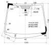 XYG TFO-R-CP LFW/X Стекло лобовое в клей HONDA FIT 07-
